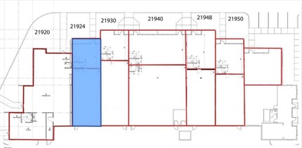 21910-21968 NE Glisan St, Troutdale, OR for rent Floor Plan- Image 1 of 2