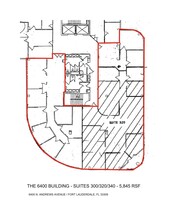 6400 N Andrews Ave, Fort Lauderdale, FL for rent Site Plan- Image 1 of 2