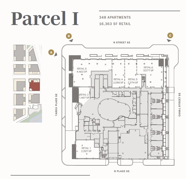 1300 Yards Pl SE, Washington, DC for rent - Site Plan - Image 2 of 2