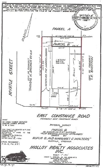 700 E Constance Rd, Suffolk, VA for rent - Plat Map - Image 2 of 3