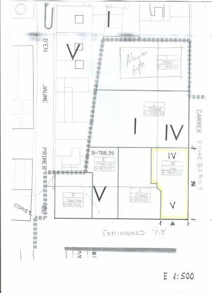 Echegaray-Coromines, Ontinyent, el Llombo, València, Valencia to rent - Site Plan - Image 2 of 2