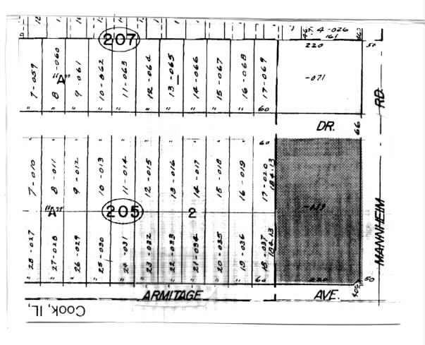 2080 Mannheim Rd, Northlake, IL for sale - Plat Map - Image 1 of 4