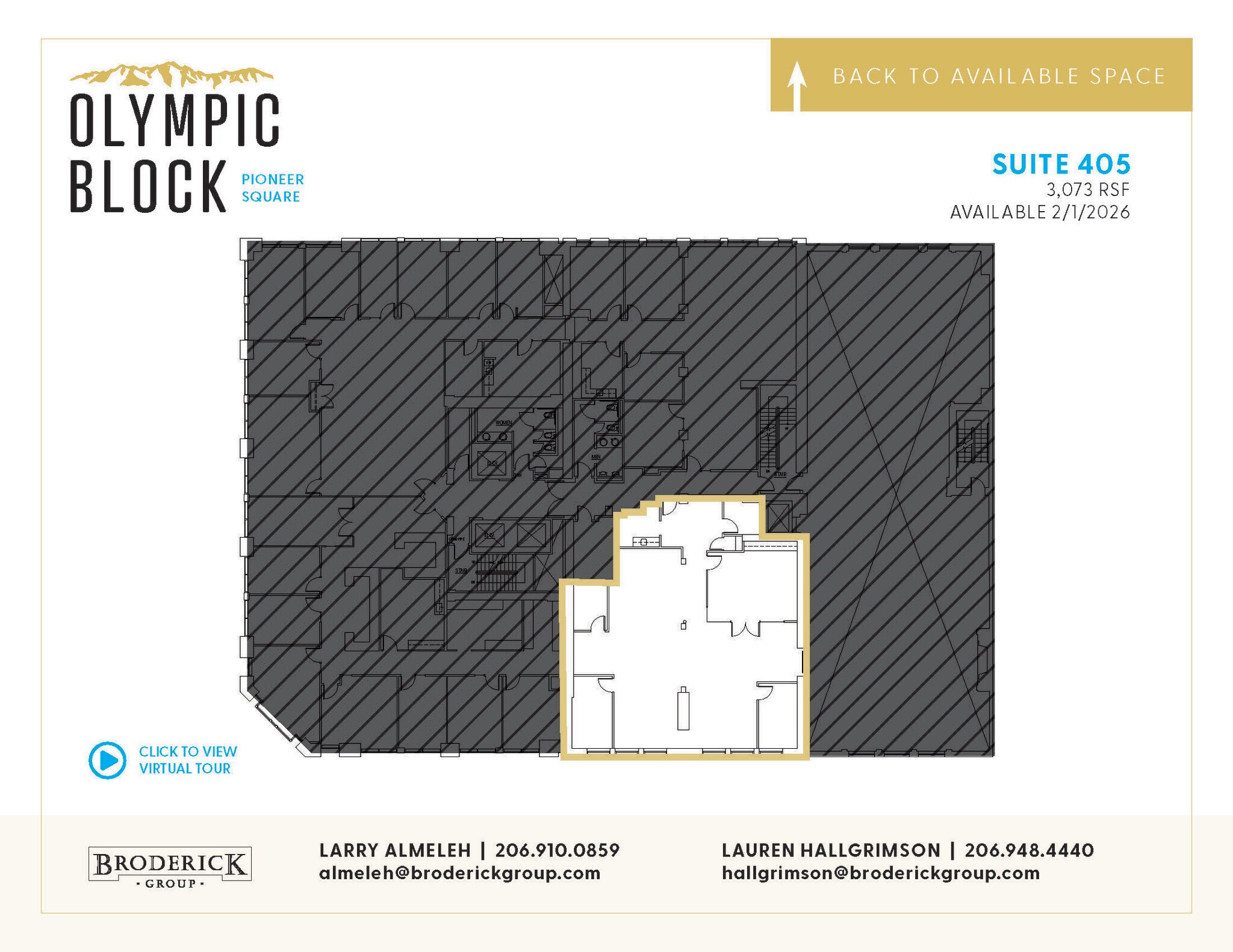 101 Yesler Way, Seattle, WA to rent Floor Plan- Image 1 of 1