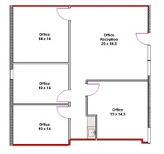 1480 E Bethany Home Rd, Phoenix, AZ for rent Floor Plan- Image 1 of 1