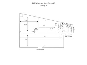 217 Wisconsin Ave, Waukesha, WI for rent Floor Plan- Image 1 of 6