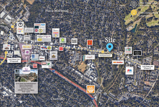 2609-2613 Central Ave, Charlotte, NC - aerial  map view