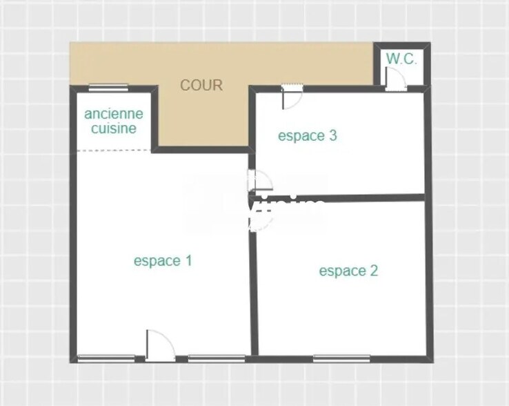 Retail in Paris to rent - Floor Plan - Image 3 of 3