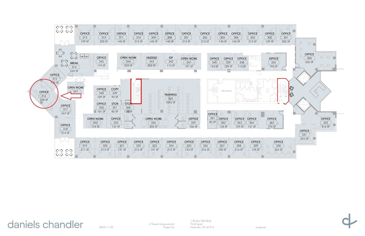 1 Burton Hills Blvd, Nashville, TN for rent Floor Plan- Image 1 of 1