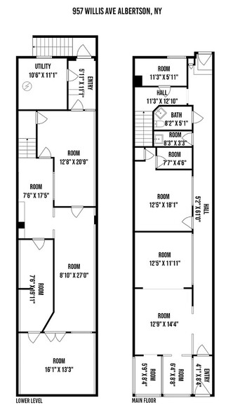 Willis Ave portfolio of 2 properties for sale on LoopNet.co.uk - Floor Plan - Image 2 of 2