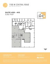1100 W Central Rd, Arlington Heights, IL to rent Floor Plan- Image 2 of 2