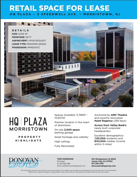 21 Speedwell Ave, Morristown, NJ to rent Interior Photo- Image 1 of 6