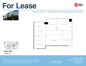 18333 Preston Rd, Dallas, TX for rent Floor Plan- Image 1 of 1