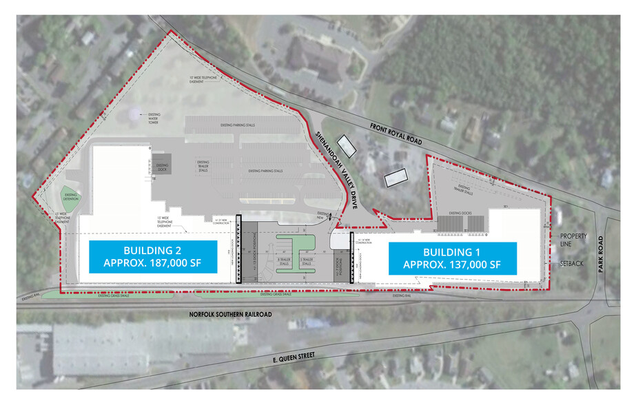 One Shenandoah Valley Dr, Strasburg, VA for rent - Site Plan - Image 3 of 4