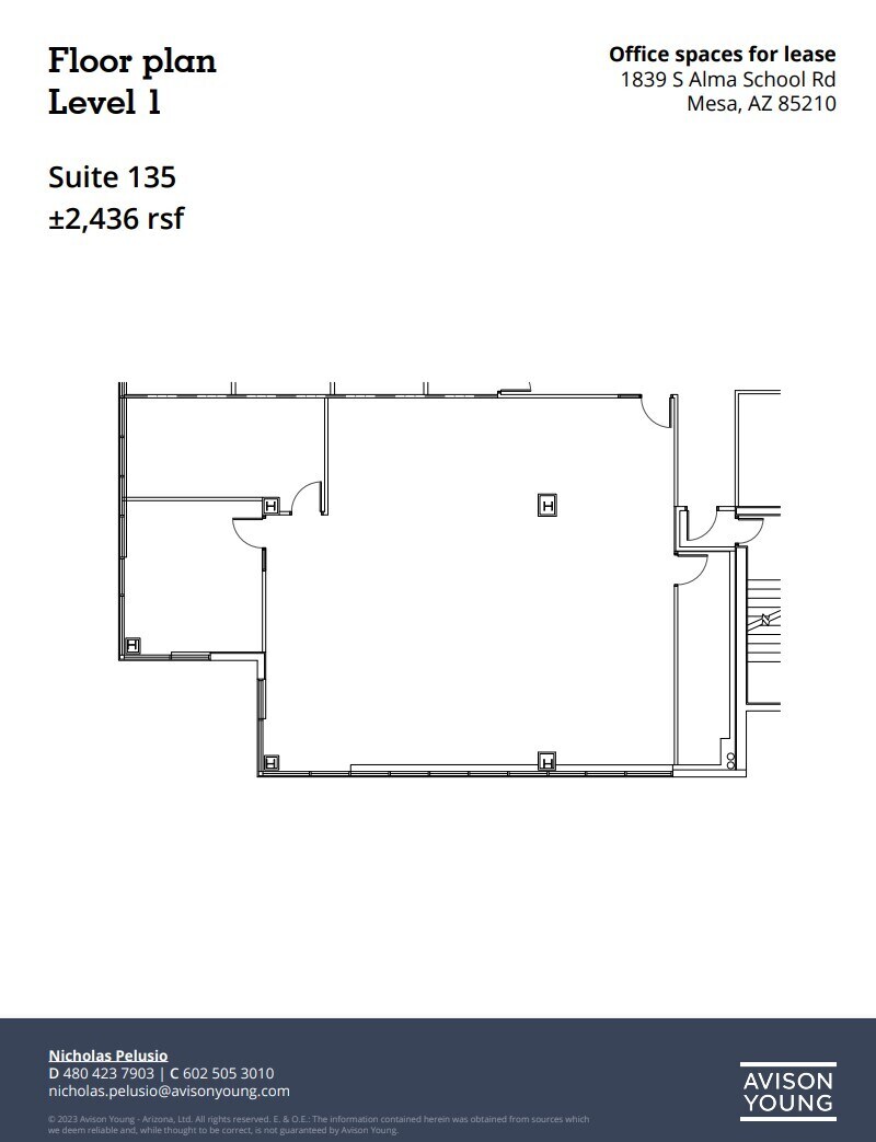 1839 S Alma School Rd, Mesa, AZ to rent Floor Plan- Image 1 of 3