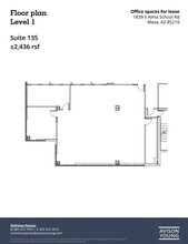 1839 S Alma School Rd, Mesa, AZ to rent Floor Plan- Image 1 of 3