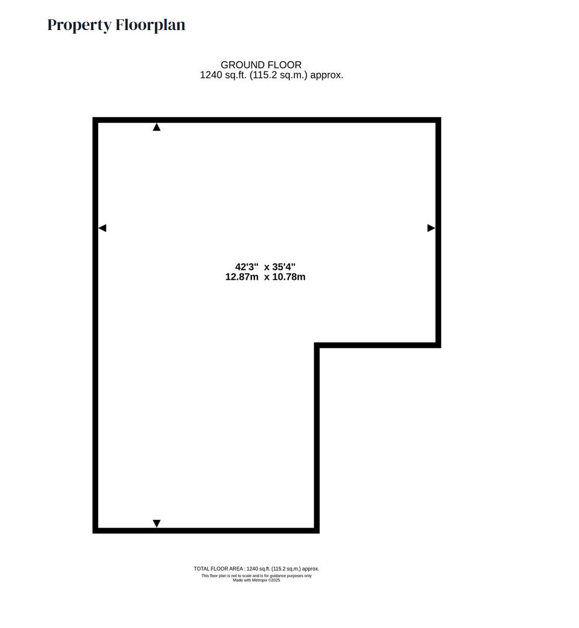72 High St, Evesham to rent Floor Plan- Image 1 of 1