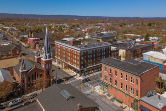 100 W Martin St, Martinsburg, WV - aerial  map view