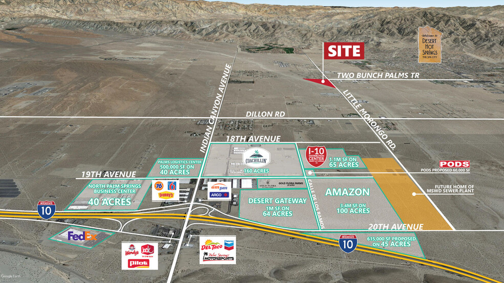 Little Morongo Rd, Desert Hot Springs, CA for sale - Building Photo - Image 2 of 3