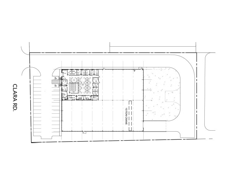 5424 Clara Rd, Houston, TX for rent - Site Plan - Image 2 of 4