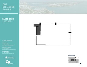 2 S Biscayne Blvd, Miami, FL for rent Site Plan- Image 1 of 1