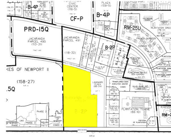 7007-7053 W Broward Blvd, Plantation, FL for sale - Plat Map - Image 1 of 1