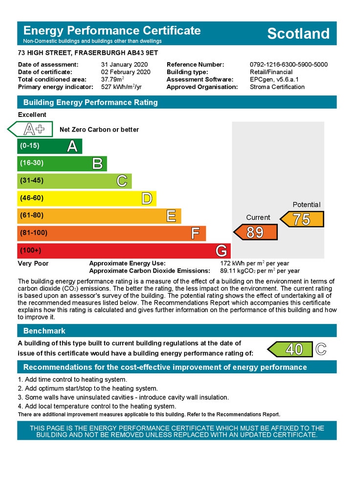73 High St, Fraserburgh to rent Building Photo- Image 1 of 12