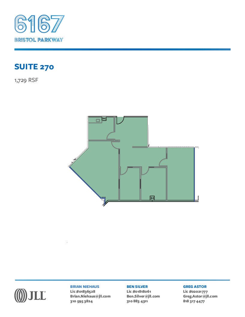 6167 Bristol Pky, Culver City, CA to rent Floor Plan- Image 1 of 1