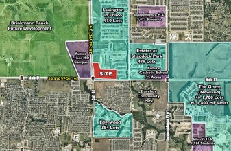 Nec Coit Rd & Main St, Frisco, TX - aerial  map view