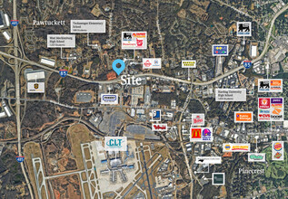 4300 Business Center Dr, Charlotte, NC - AERIAL  map view