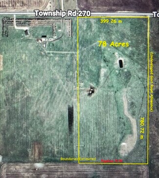 More details for 78 Acres 270 Township Rd, Airdrie, AB - Land for Sale