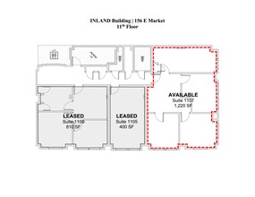 156-160 E Market St, Indianapolis, IN for rent Site Plan- Image 1 of 2