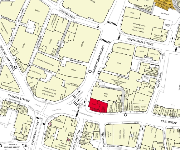 48-50 Gracechurch St, London for rent - Plat Map - Image 3 of 15