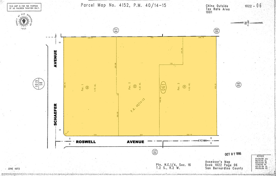 13851 Roswell Ave, Chino, CA for rent - Plat Map - Image 3 of 6