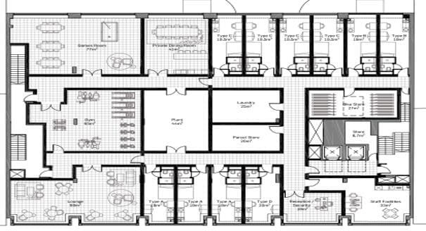 10-24 West Nile St, Glasgow, GLG G1 2PP - Unit 1st/2nd/3rd/4th - Fl -  - Floor Plan - Image 1 of 4
