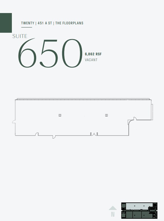 451 A St, San Diego, CA to rent Floor Plan- Image 1 of 2