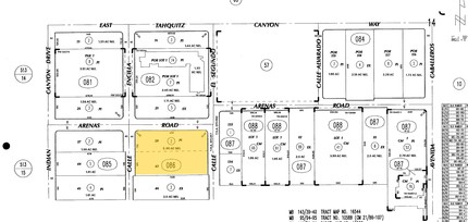 449 E Arenas Rd, Palm Springs, CA for sale Plat Map- Image 1 of 1