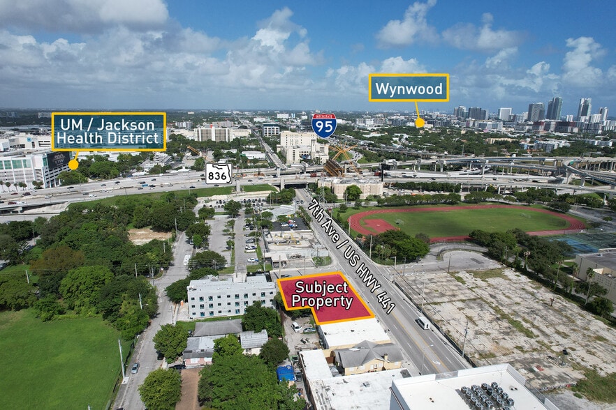 1250 NW 7th Ave, Miami, FL to rent - Aerial - Image 2 of 4