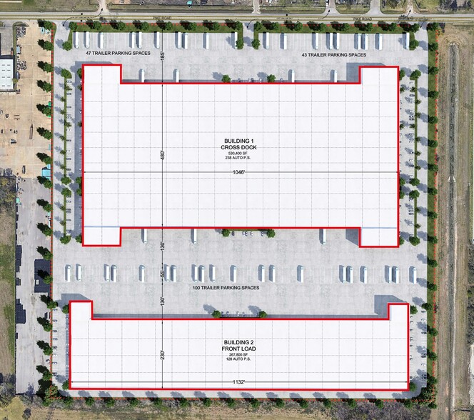 Stafford Logistics- Building 1, Stafford, TX for rent - Site Plan - Image 3 of 3