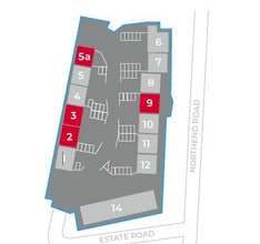 Northend Rd, Erith to rent Site Plan- Image 2 of 2