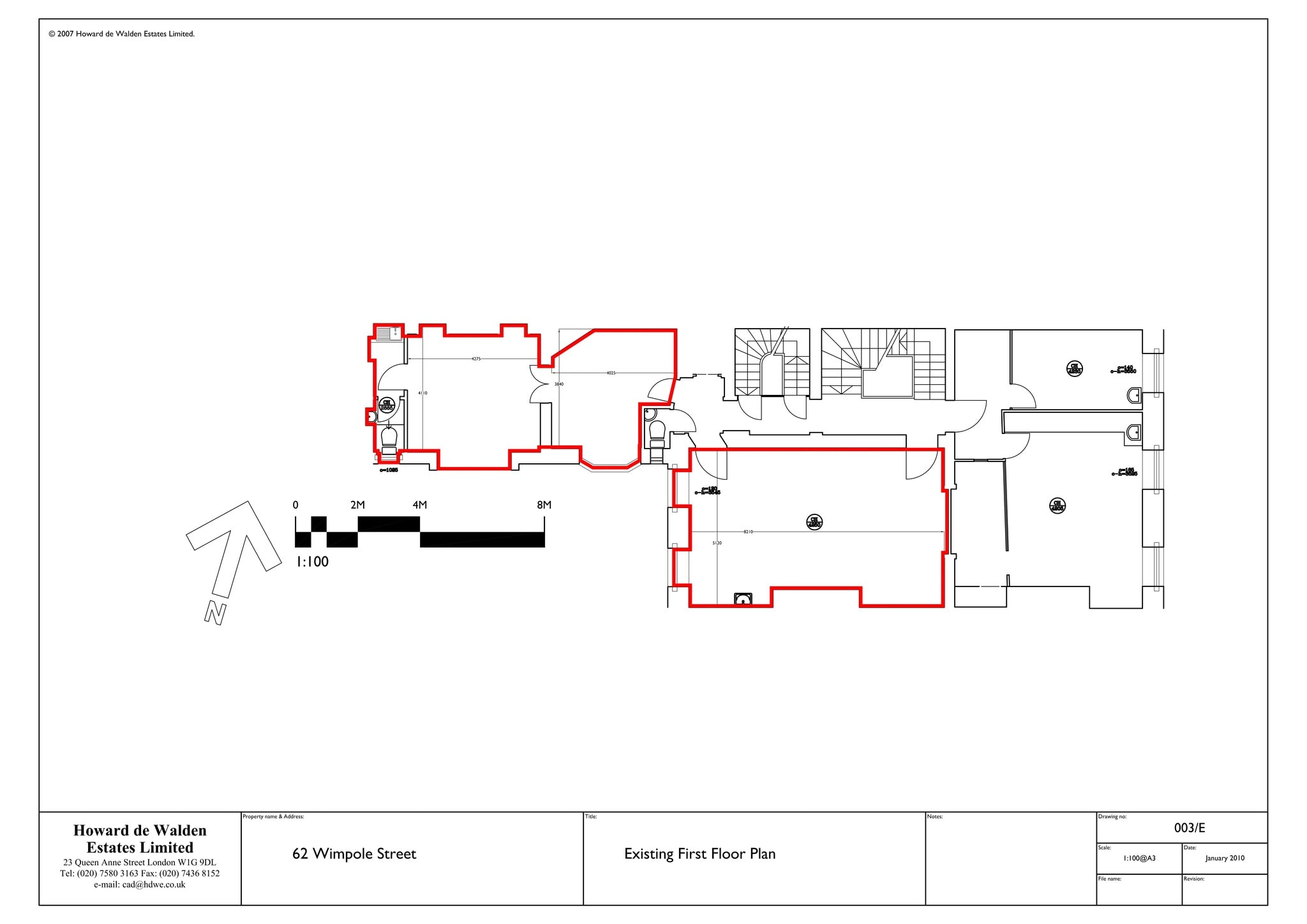 62 Wimpole St, London to rent Site Plan- Image 1 of 11