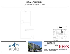 13740 Midway Rd, Farmers Branch, TX for rent Site Plan- Image 1 of 1