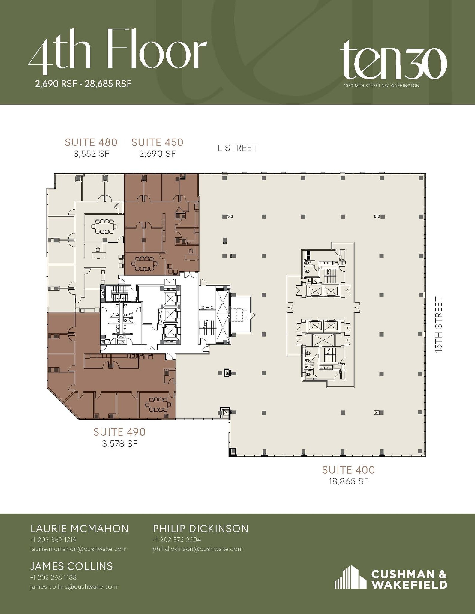 1030 15th St NW, Washington, DC to rent Floor Plan- Image 1 of 1
