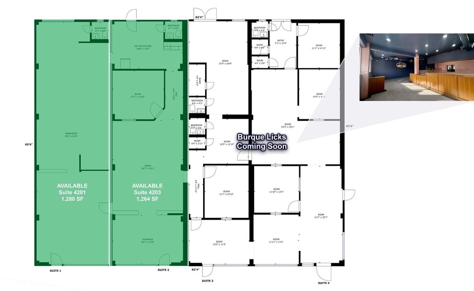 4201-4207 Lomas Blvd NE, Albuquerque, NM to rent - Building Photo - Image 3 of 9