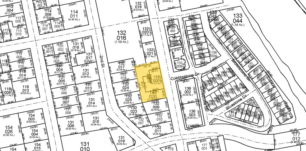 409 S 1st St, St Charles, IL for rent - Plat Map - Image 2 of 12