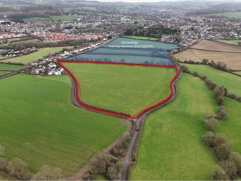 Land at Gypsy Ln, Wells for sale Aerial- Image 1 of 1