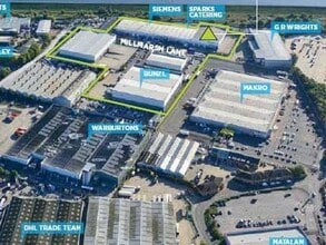 Millmarsh Ln, Enfield, LND - Aerial map view