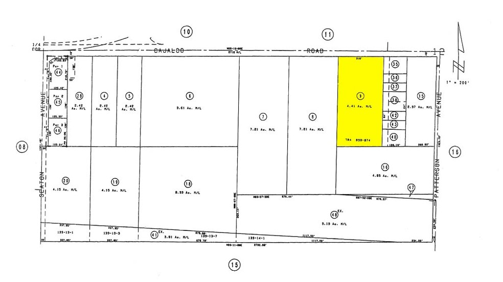 23447 Cajalco Rd, Perris, CA for rent - Plat Map - Image 3 of 5