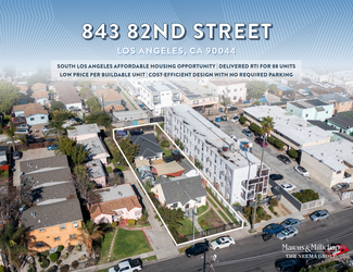 More details for 843 W 82nd St, Los Angeles, CA - Land for Sale