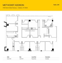 17051 N Dallas Pky, Addison, TX to rent Floor Plan- Image 1 of 1