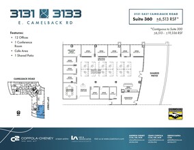 3131 E Camelback Rd, Phoenix, AZ for rent Floor Plan- Image 1 of 1